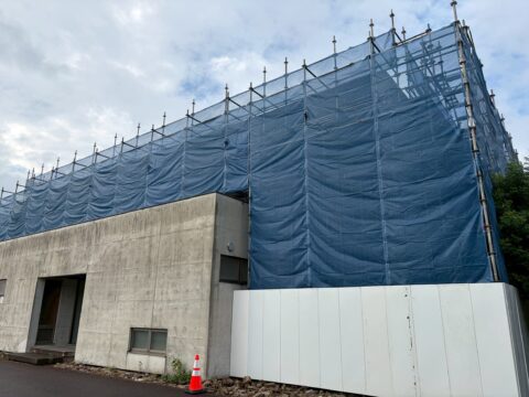 アルインコ　オクトシステム フラットパネル　仮設足場工事